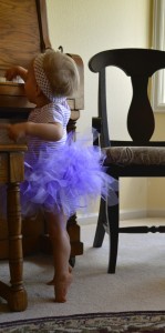 baby in tutu