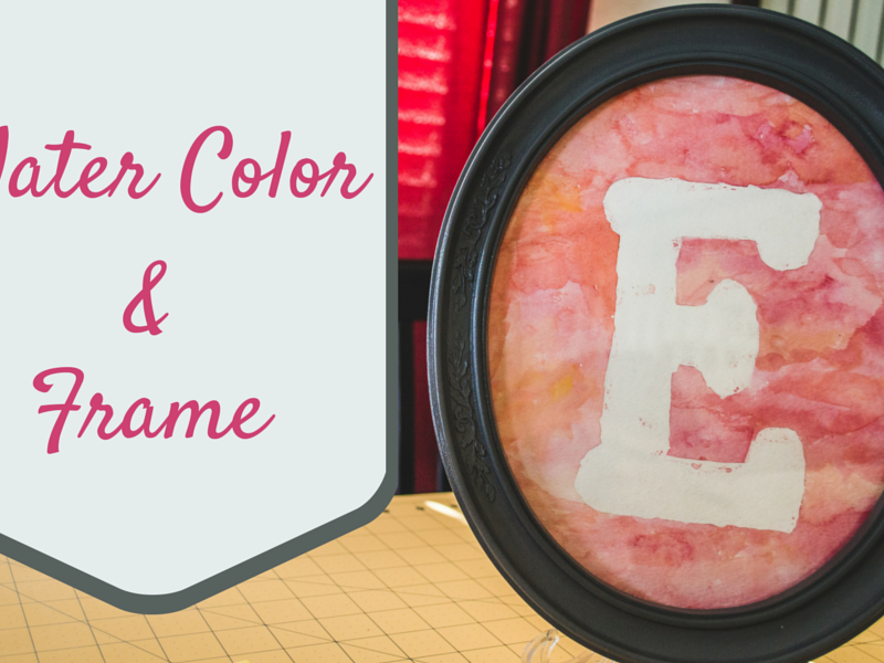 Water Color and Frame Colorado Anne