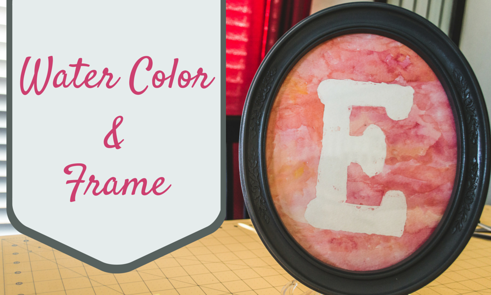 Water Color and Frame Colorado Anne